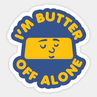 Butter Puns Sticker